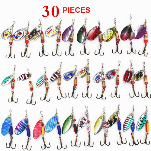 Pcs fishing lures metal - 30,