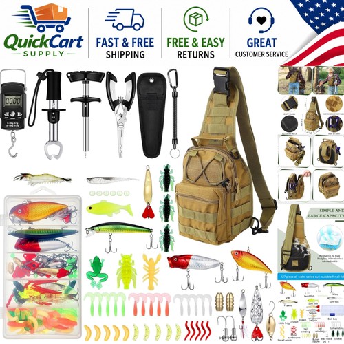 Complete 134 pcs fishing gear - complete,